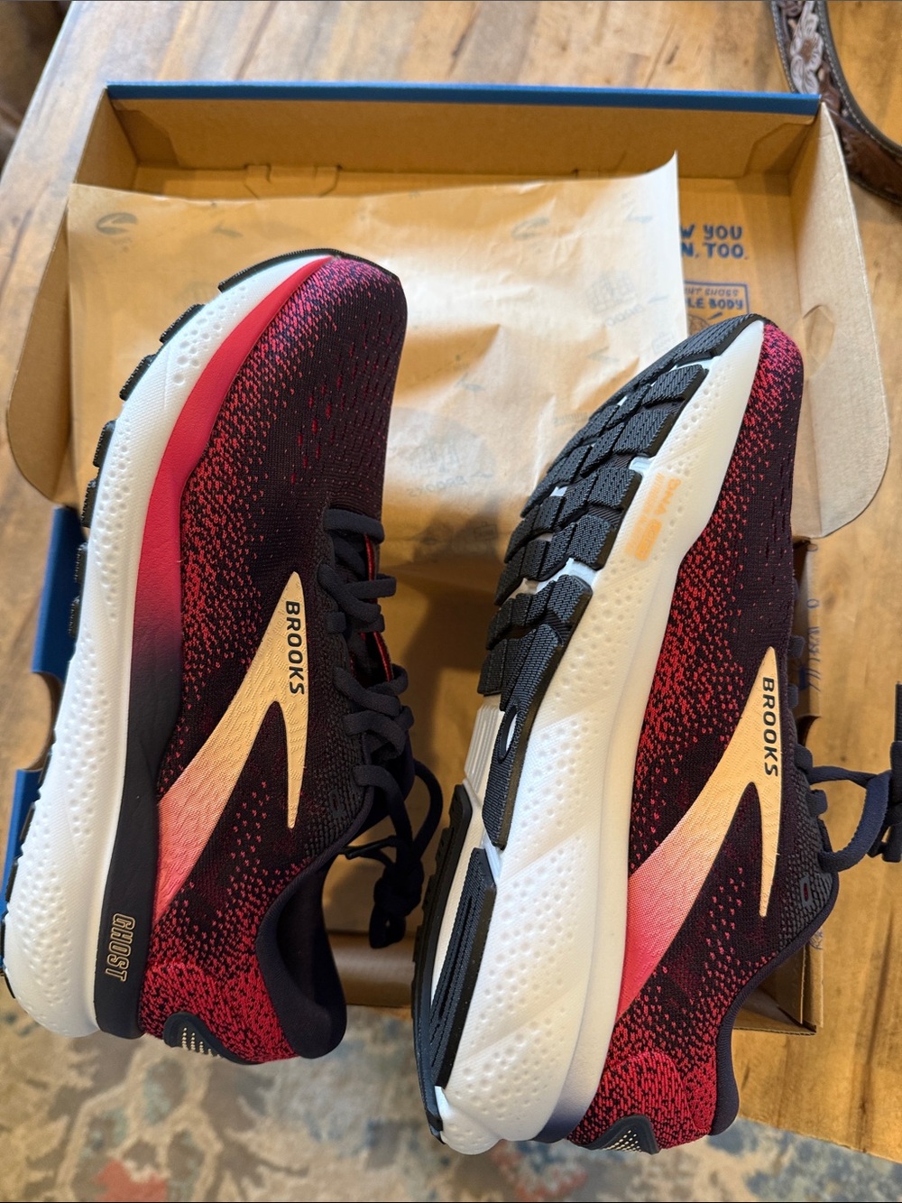 Brooks womens Pink and navy Running Shoes size 7.5